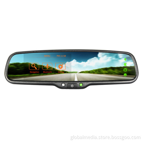4.3'' Win CE GPS Navigation Bluetooth Rear View Mirror with IGO Map